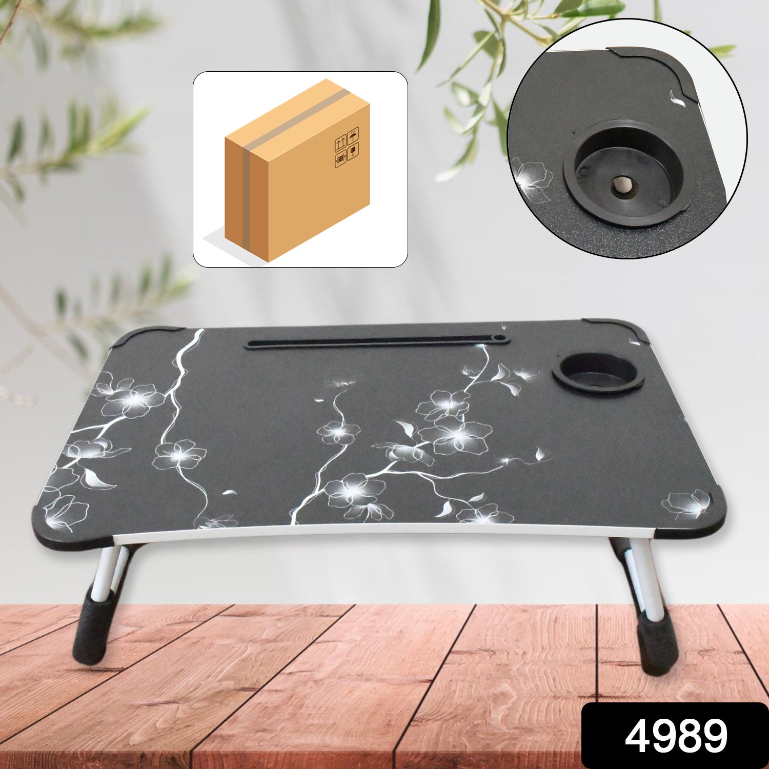 Laptop Table Foldable Portable Notebook Bed Lap Desk