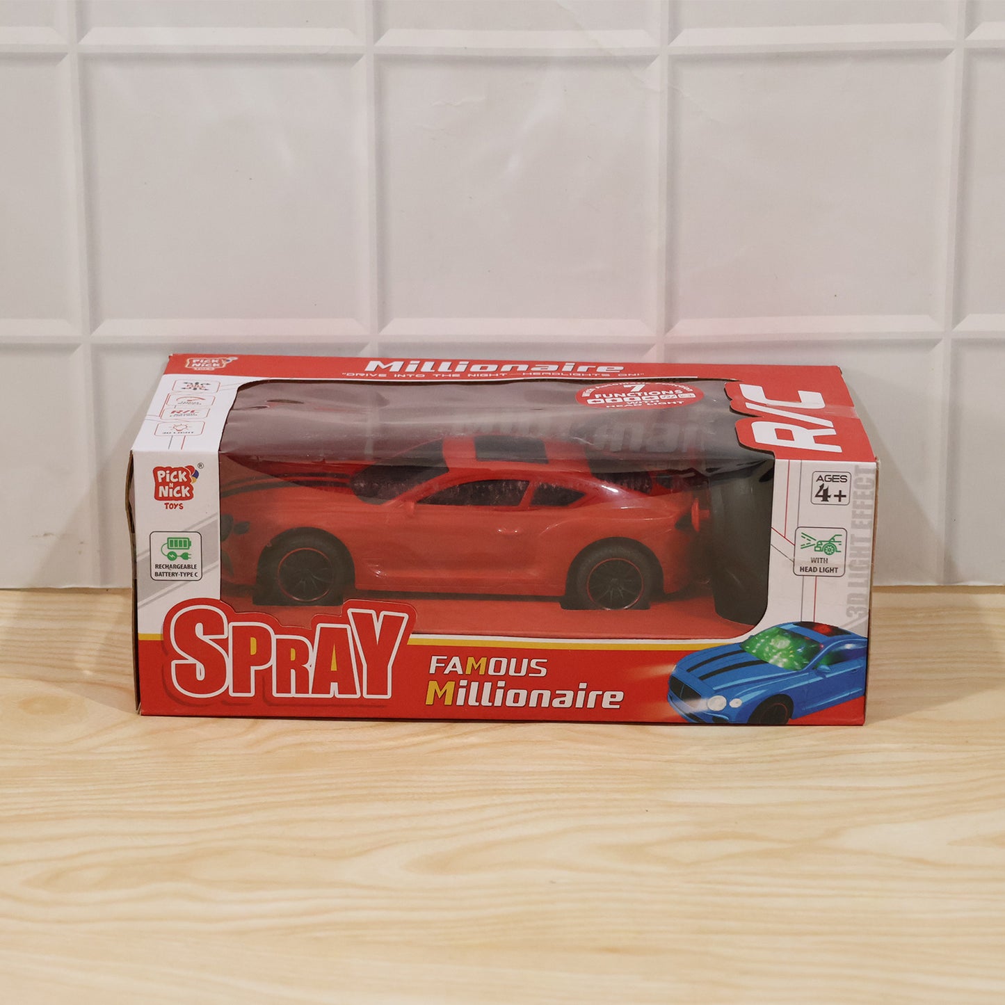 Remote Control Sports Car Toy High-speed Rc Racing Car For Kids Boys (1 Pc)