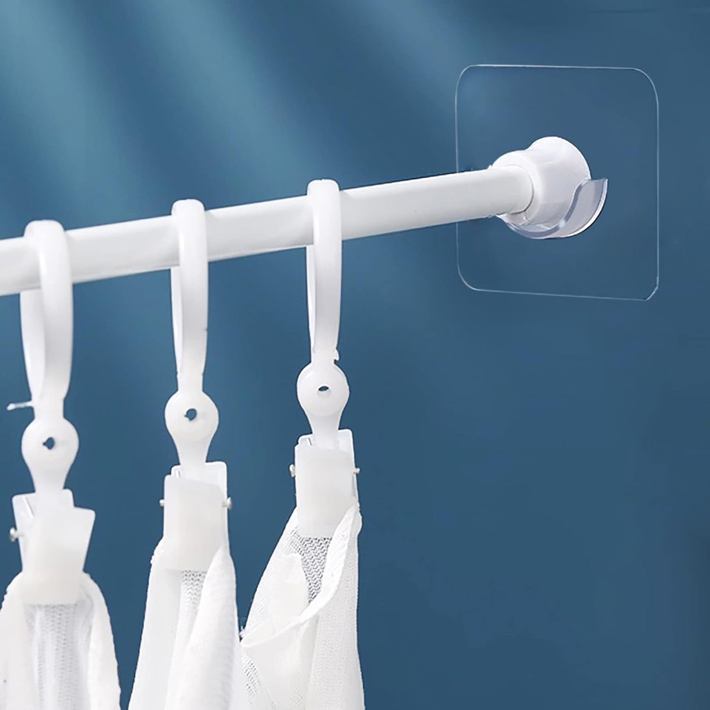 Adhesive Plastic Wall Hook Self Adhesive Hanger Strong Hold Storage (1 Pc)