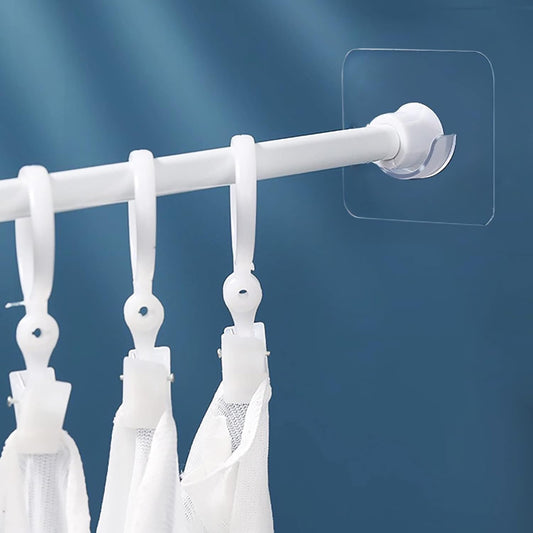 Adhesive Plastic Wall Hook Self Adhesive Hanger Strong Hold Storage (1 Pc)