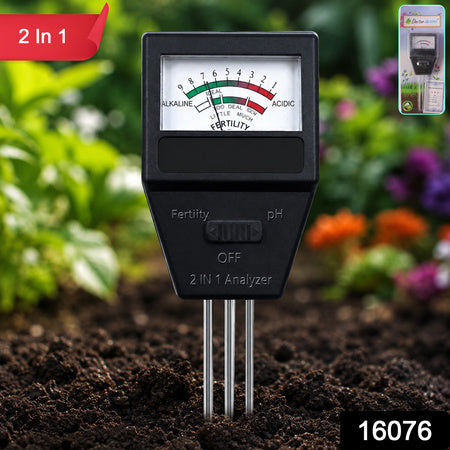 2 In 1 Soil Meter - Soil Ph  Fertility Tester Analyzer (1 Pc)